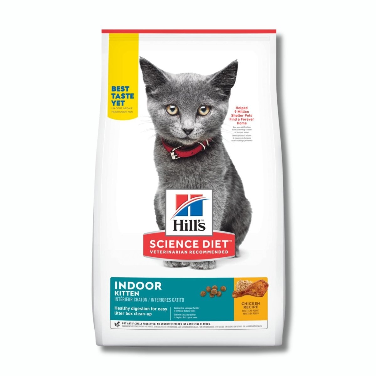 Hill's Science Diet Kitten Indoor Dry Cat Food Chicken Recipe