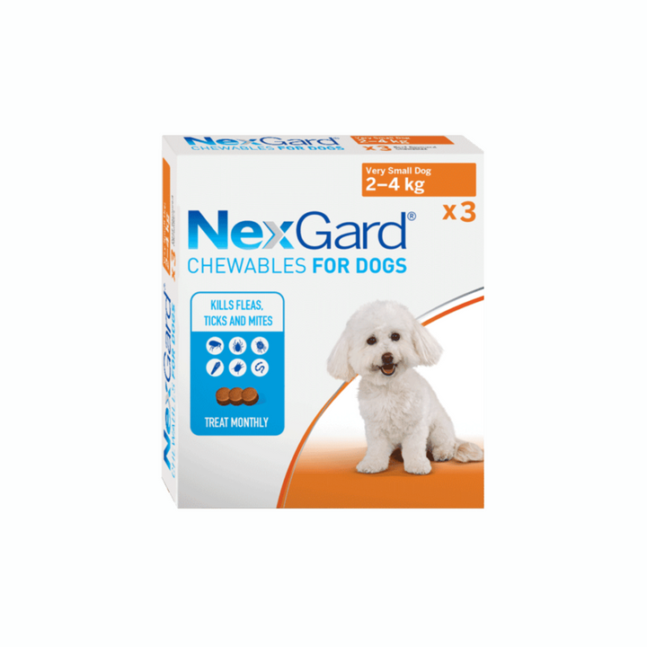 nexgard dog chew x small