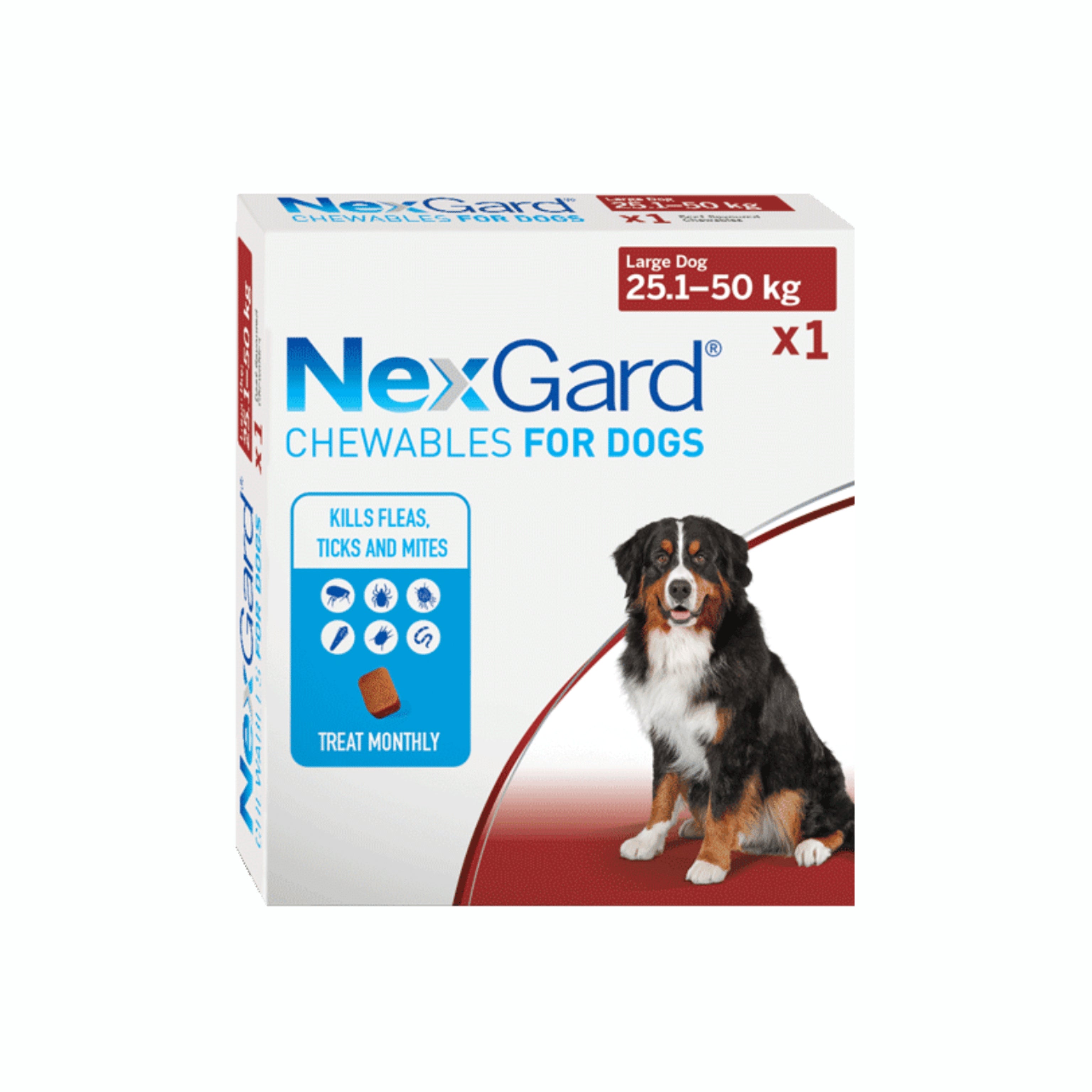 nexgard dog chew large