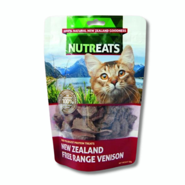 Nutreats Cat NZ F/Range Venison - 50g