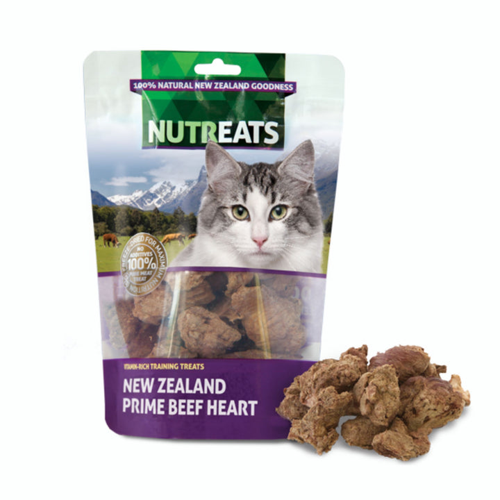 Nutreats Cat NZ Prime Beef Heart 50g