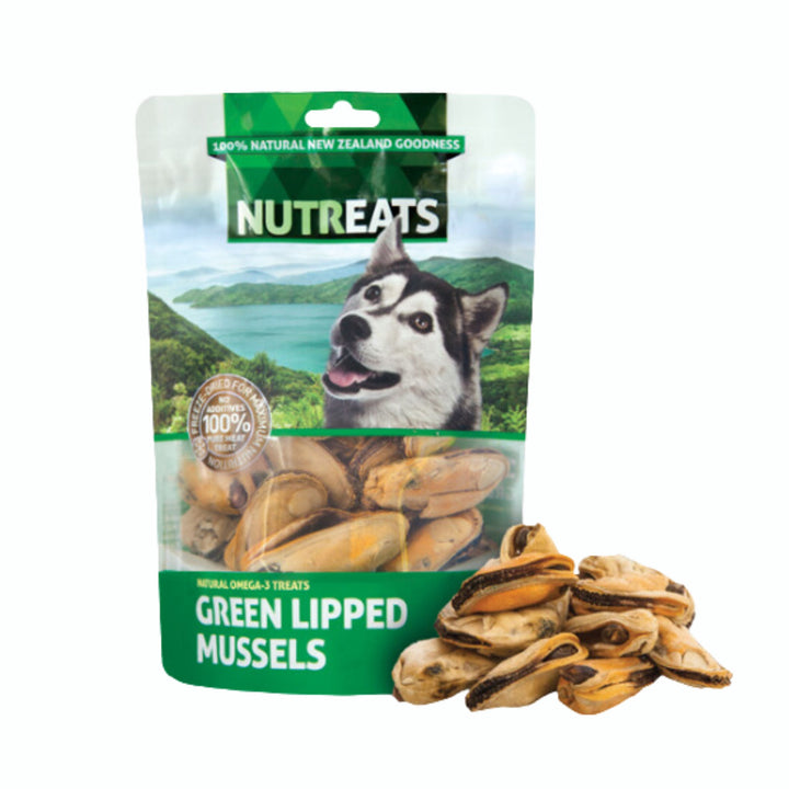 Nutreats Green Lipped Mussel Dog Treats 50g