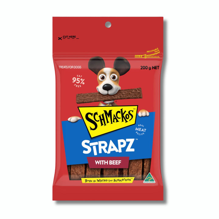 Schmackos Strapz (Beef) Dog Treats