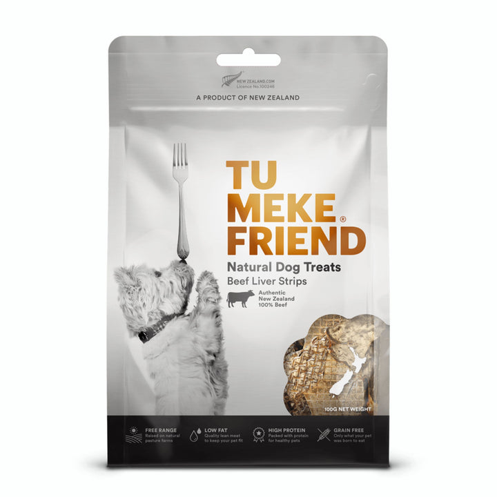 Tu Meke Beef Liver Dog Treat - 100g