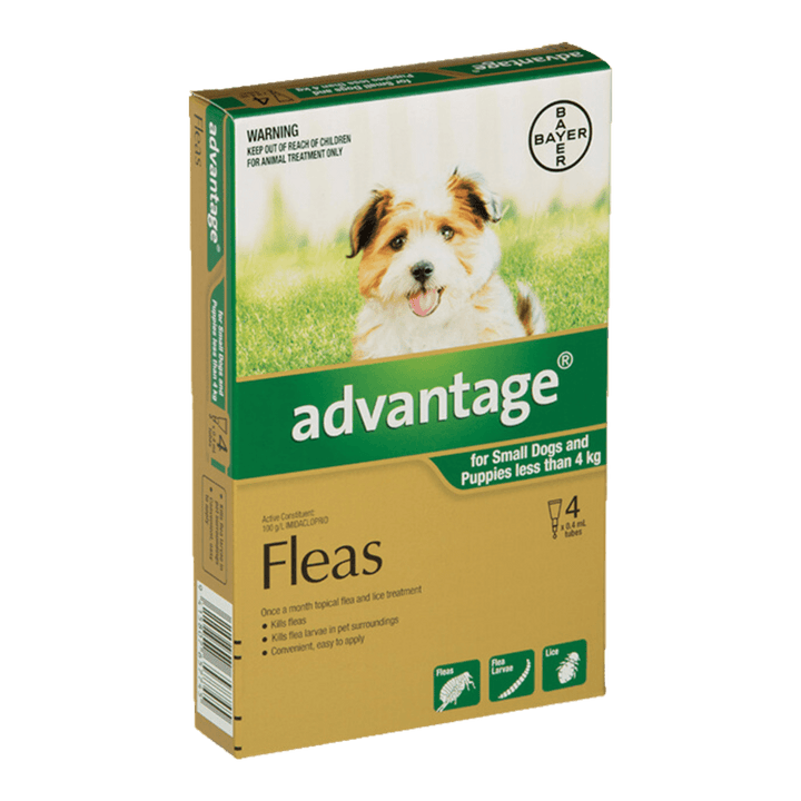 Advantage Flea Treatment for Dogs - 4 Pack - Pet Supply