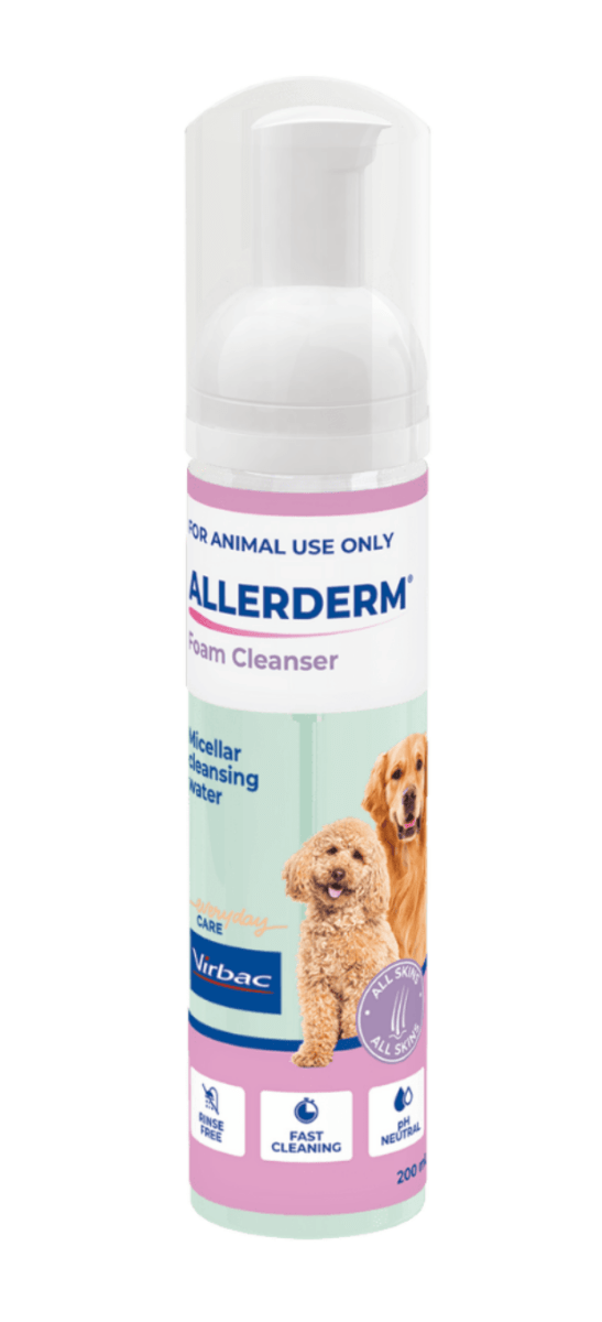 Allerderm Foam Cleanser - 200ml - Pet Supply