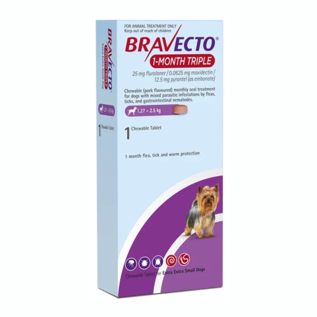 Bravecto 1-Month for Dogs - Pet Supply