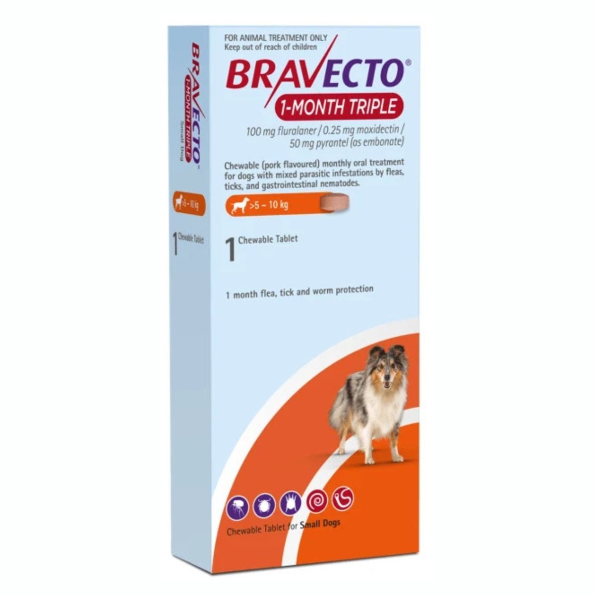 Bravecto 1-Month for Dogs - Pet Supply