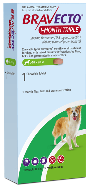 Bravecto 1-Month for Dogs - Pet Supply