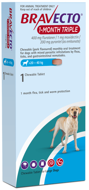 Bravecto 1-Month for Dogs - Pet Supply