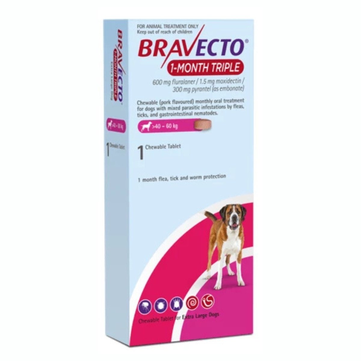 Bravecto 1-Month for Dogs - Pet Supply