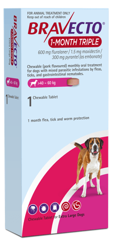 Bravecto 1-Month for Dogs - Pet Supply