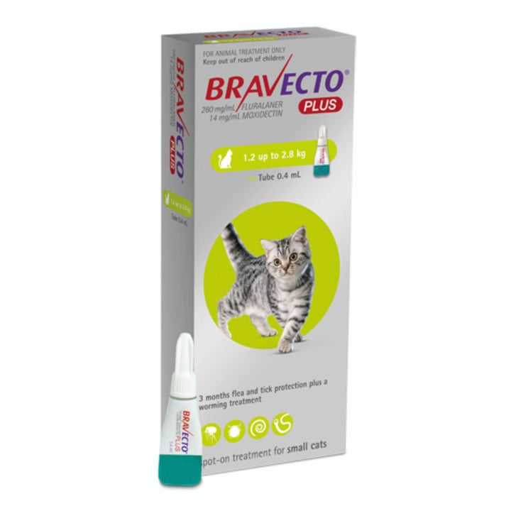 Bravecto Plus for Cats - Pet Supply