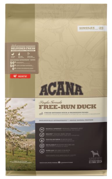 Acana Free Run  Dog Food - Duck