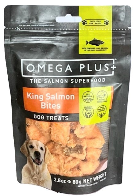 Omega Plus King Salmon Bites Dog Treats