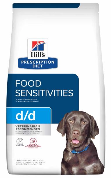 Hills Canine Prescription Diet - D/D Potato/Venison 7.98kg