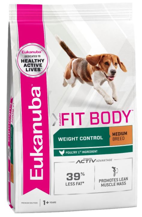 Eukanuba Canine Fit Body Dog Food - Medium Breed