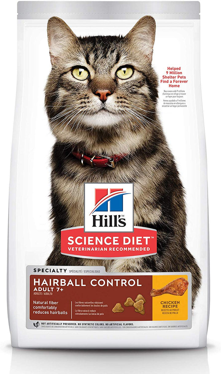 Hill's Feline Hairball Control Mature 7+ Cat Food