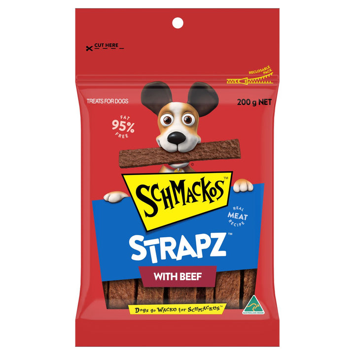 Schmackos Strapz (Beef) Dog Treats