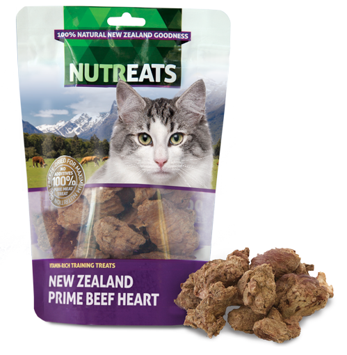 Nutreats Cat NZ Prime Beef Heart 50g