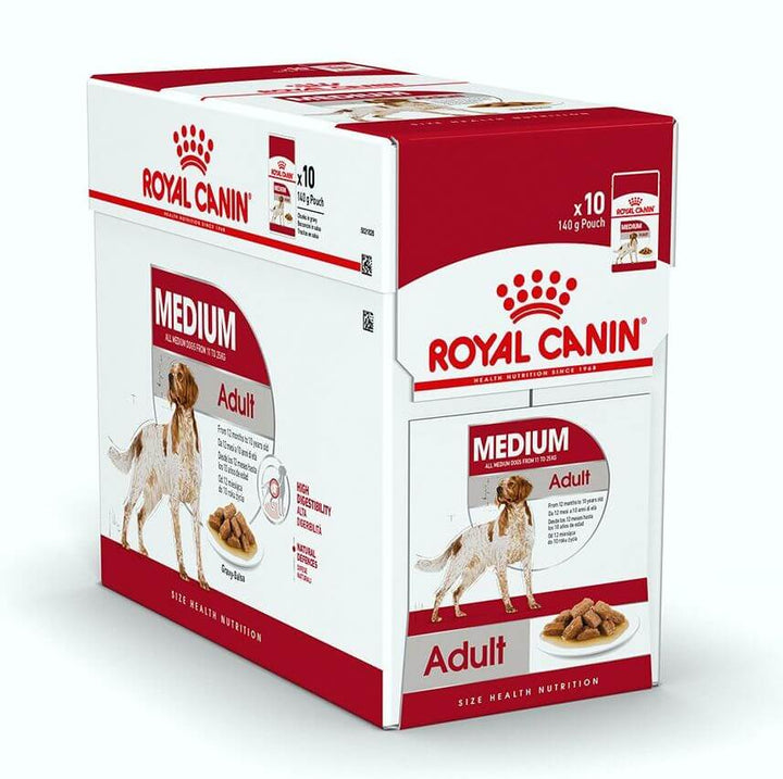 Royal Canin Medium Adult Wet Dog Food - 140g (10 Pack)