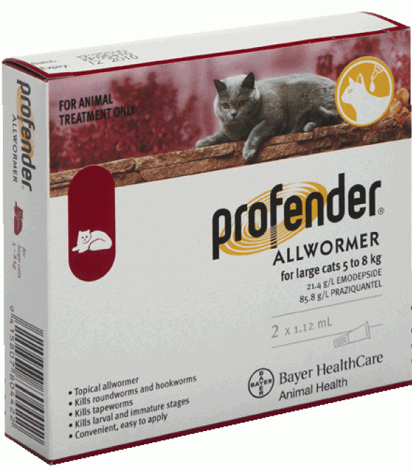 Profender Flea Treatment for Large and Small Cats