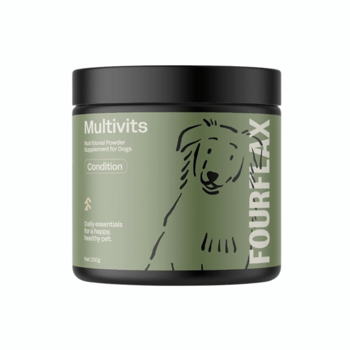 Fourflax Canine Multivits - Nutritional Supplement for Dogs - Pet Supply