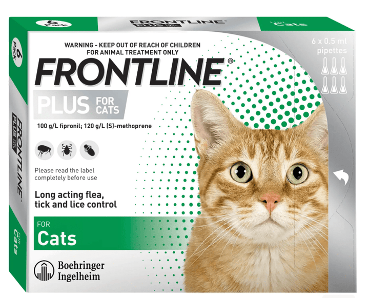 Frontline Plus for Cats - 6 Pack - Pet Supply