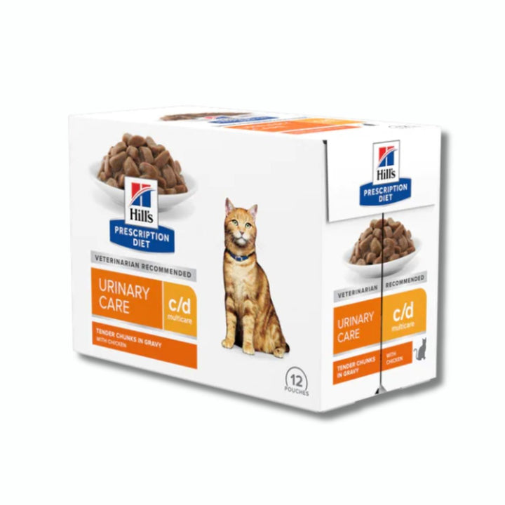 Hills Feline C/D Chicken Cat Food (12 Pack) - Pet Supply