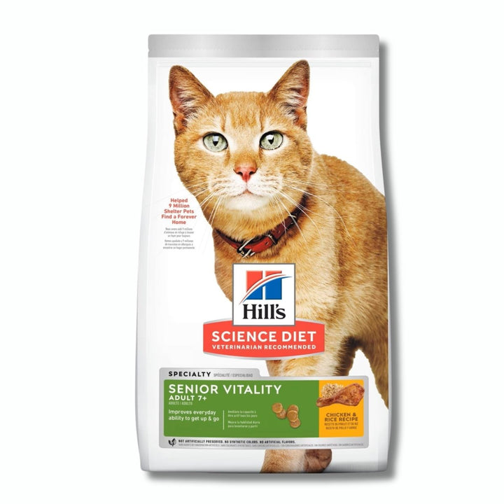 Hill's Feline Senior Vitality Cat Food 7+ - Pet Supply