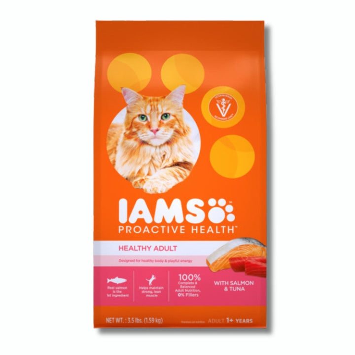 IAMS Adult Salmon and Tuna Dry Cat Food - Pet Supply