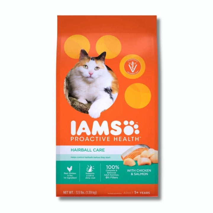 IAMS Cat Hairball Care Chicken - 1.59kg - Pet Supply