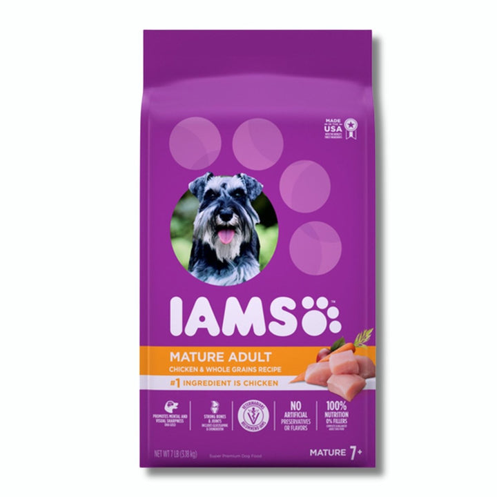 IAMS Healthy Aging Dry Dog Food 7+ - 3.18kg - Pet Supply