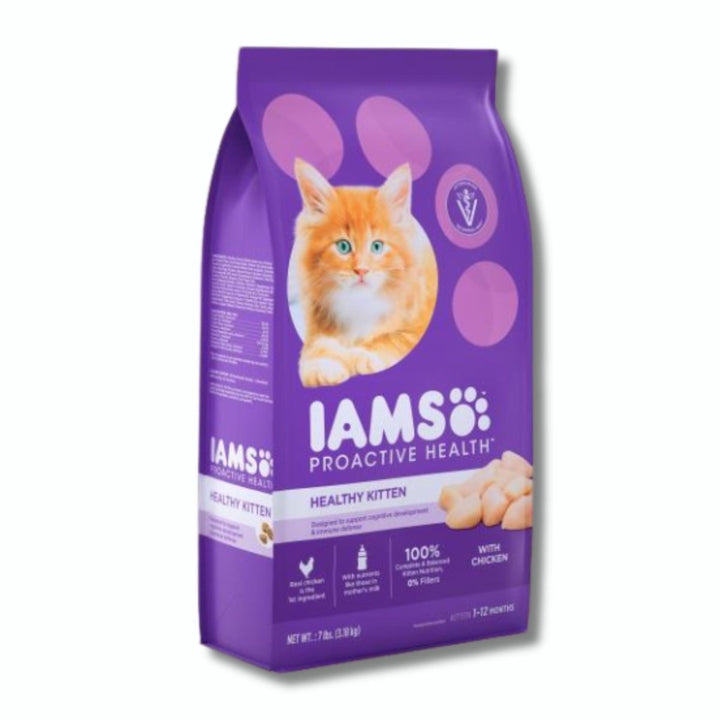 IAMS Kitten Chicken Dry Cat Food - Pet Supply