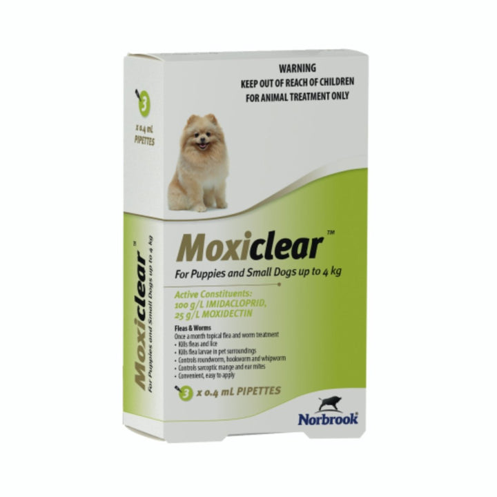 Moxiclear Flea Treatment for Dogs (3 pack) - Pet Supply