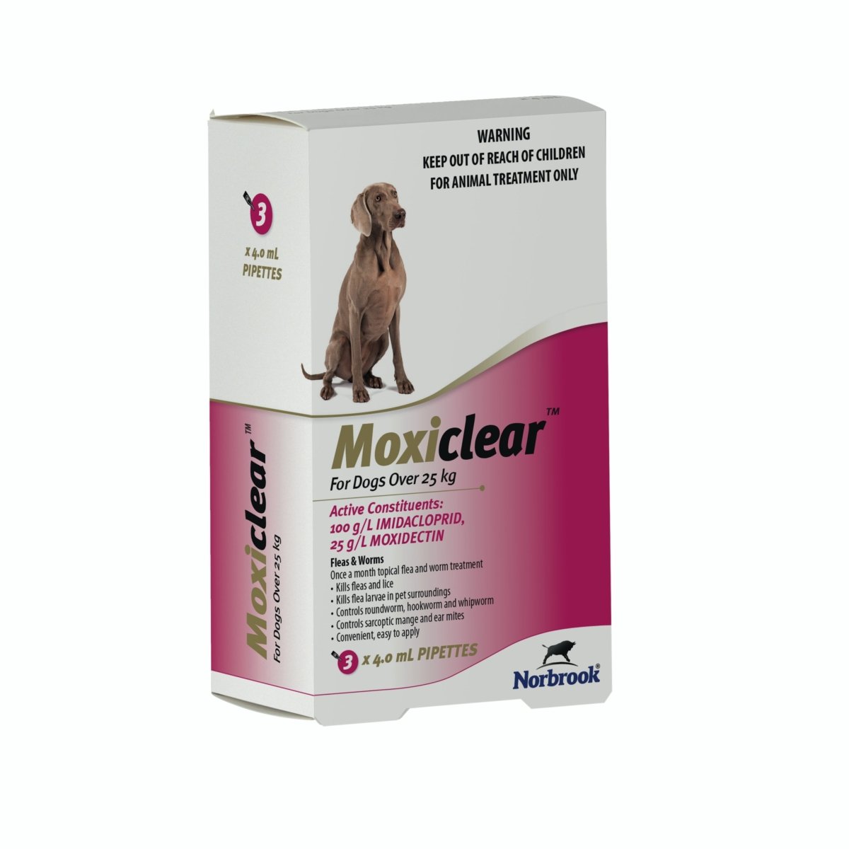 Moxiclear Flea Treatment for Dogs (3 pack) - Pet Supply