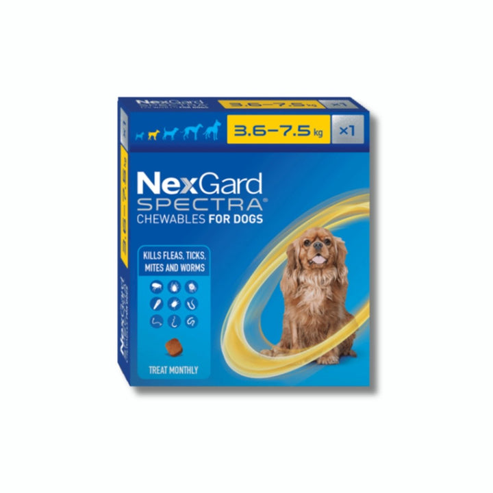 NexGard Spectra Flea Treatment For Dogs (1 pack) - Pet Supply