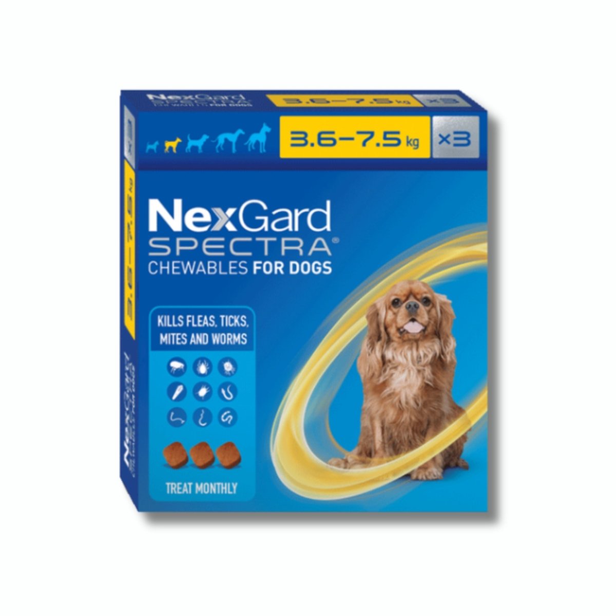 NexGard Spectra for Dogs (3 pack) Vet Recommended