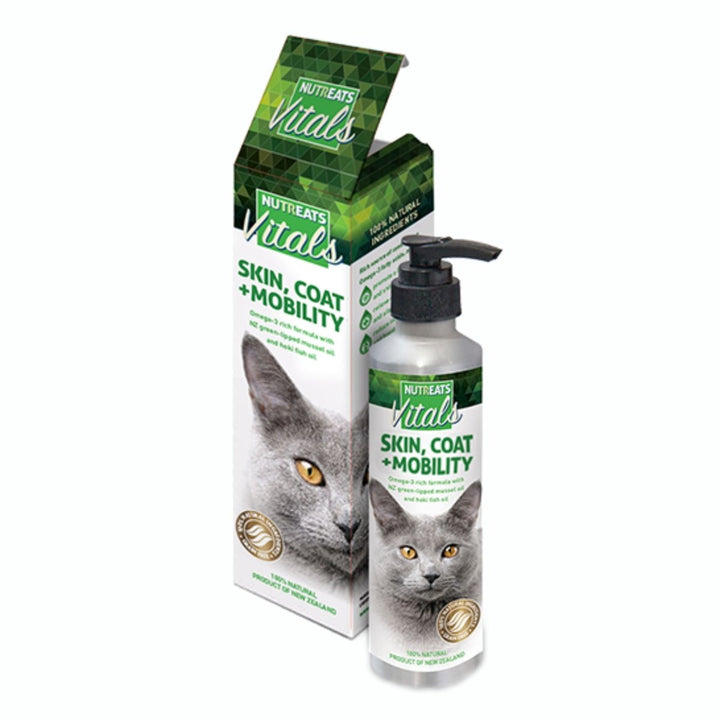 Nutreats Vitals Cat Sk/Coat+Mobility - 200ml - Pet Supply