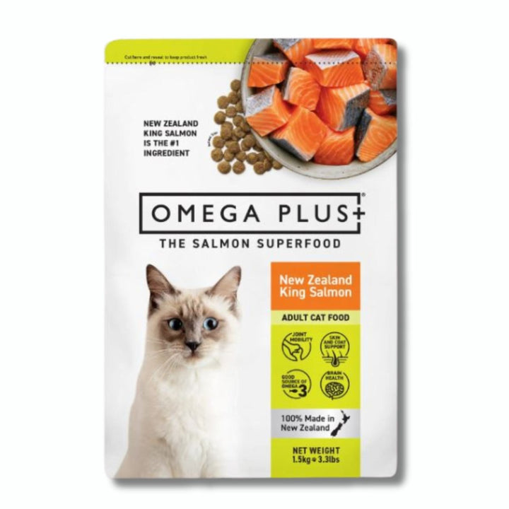 Omega Plus King Salmon Cat Food - 1.5kg - Pet Supply