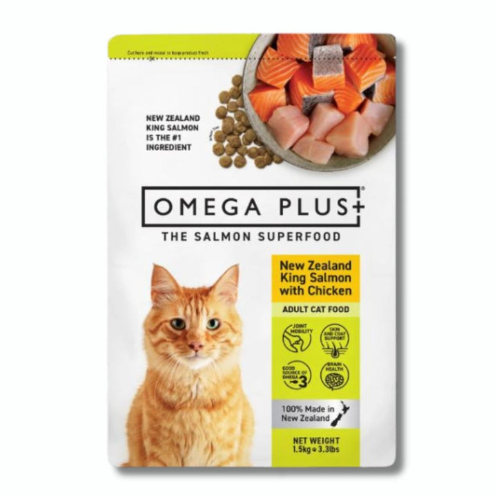 Omega Plus King Salmon & Chicken Cat Food - Pet Supply