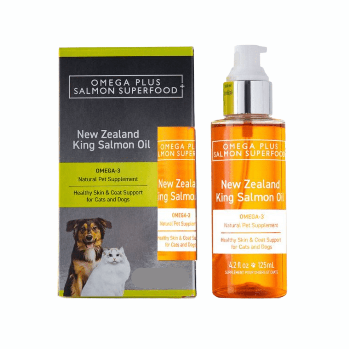 Omega Plus King Salmon Oil - Pet Supply