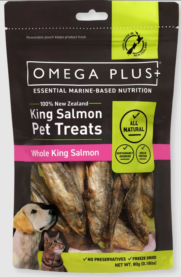 Omega Plus King Salmon Whole - 80g - Pet Supply