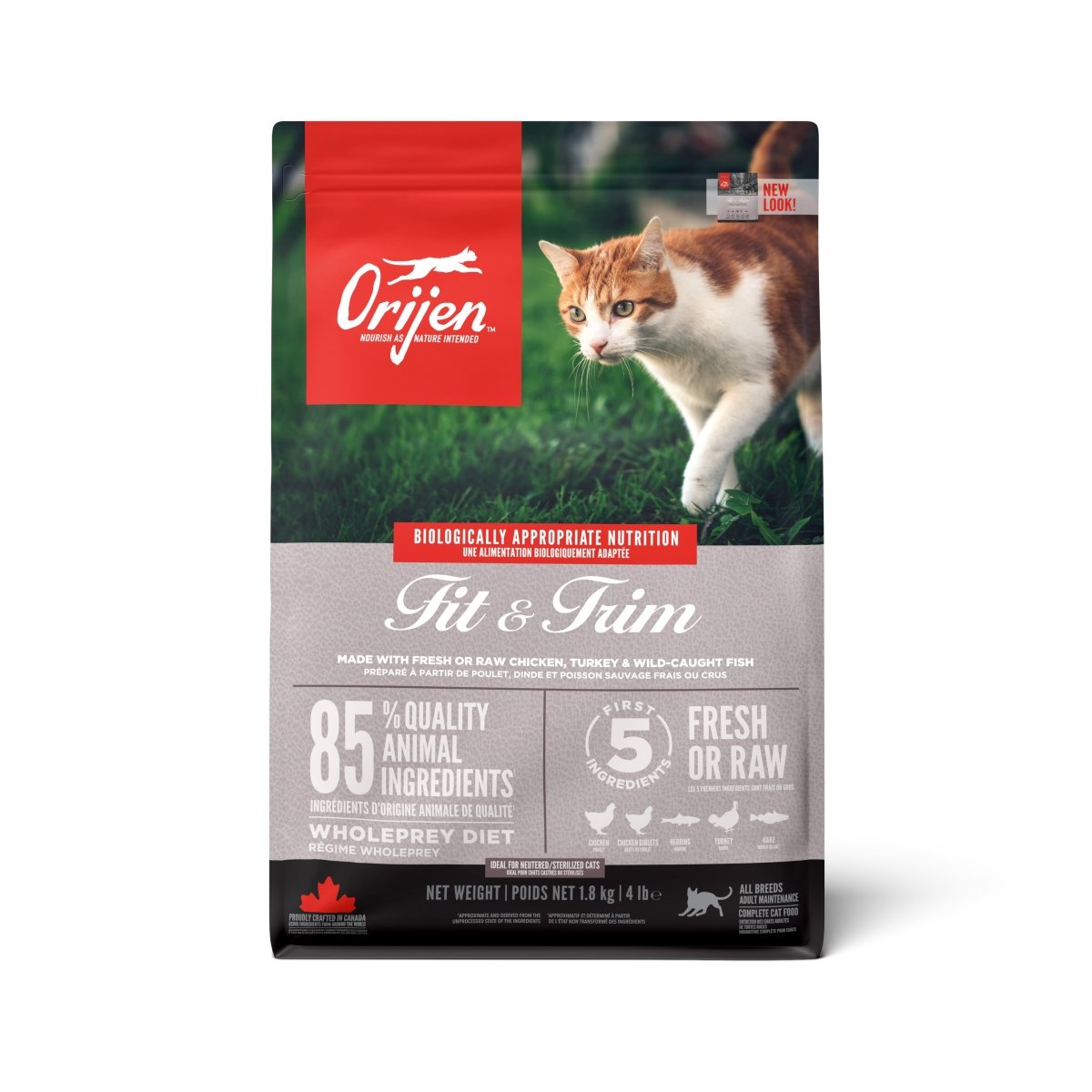 Orijen Fit and Trim Dry Cat Food - Pet Supply