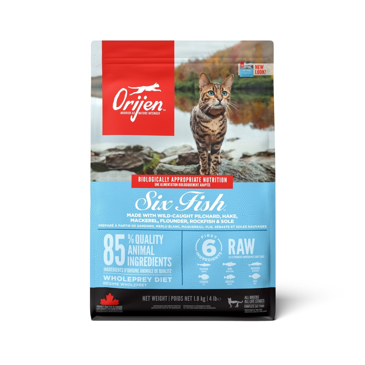 Orijen Six Fish Dry Cat Food - Pet Supply