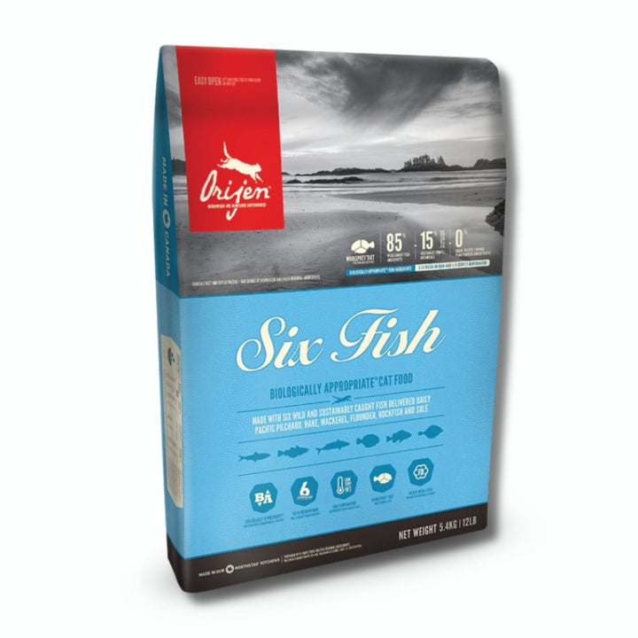 Orijen Six Fish Dry Cat Food - Pet Supply