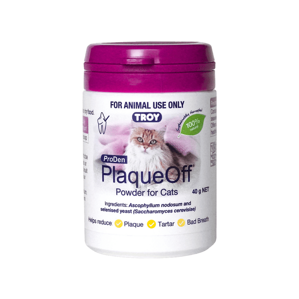 PlaqueOff Powder for Cats - 40g - Pet Supply