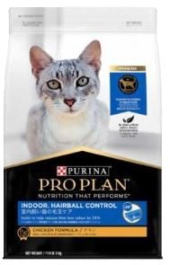 Pro Plan Adult Cat Indoor Hairball Control Chicken – 3kg - Pet Supply