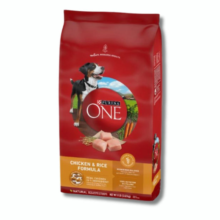 Purina One Dog Adult Chicken & Rice Dry Dog Food - Pet Supply