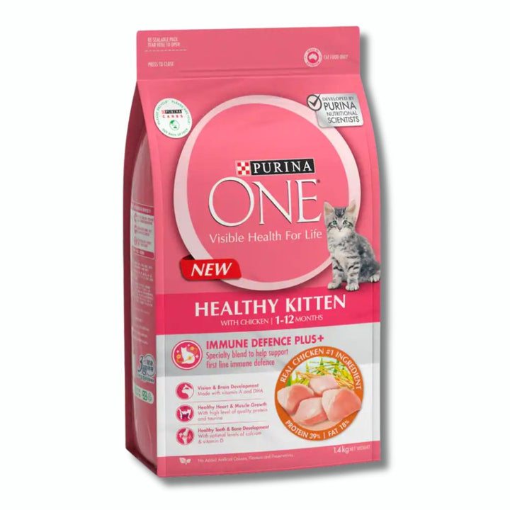 Purina One Healthy Kitten Food - 1.59kg - Pet Supply